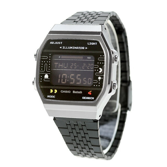 カシオ チープカシオ CASIO クォーツ 電池式 ABL-100WEPC-1B 「パックマン」コラボレーション Bluetooth ユニセックス チプカシ 腕時計 ブランド カシオ casio ABL-100WEPC-1BDF