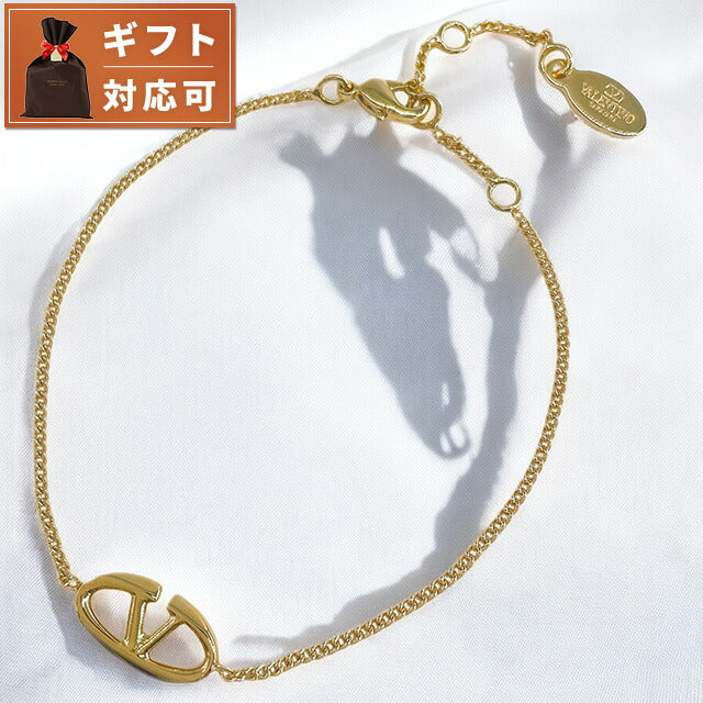 ヴァレンティノ VALENTINO 5W2J0W21 MET CS4 Vロゴ ボールドエディション メタル ブレスレット ゴールド レディース アクセ VLOGO THE BOLD EDITION BRACELET ABVA00031L