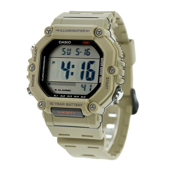 カシオ チープカシオ CASIO クォーツ 電池式 AE-1600H-5AV デジタル 海外モデル メンズ チプカシ 腕時計 ブランド カシオ casio デジタル ベージュ AE-1600H-5AVDF