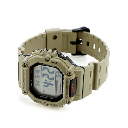 カシオ チープカシオ CASIO クォーツ 電池式 AE-1600H-5AV デジタル 海外モデル メンズ チプカシ 腕時計 ブランド カシオ casio デジタル ベージュ AE-1600H-5AVDF