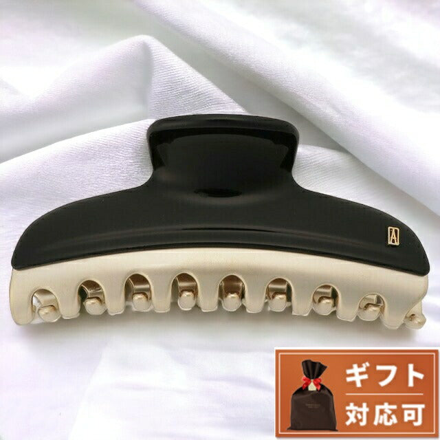 ALEXANDRE DE PARIS アレクサンドル ドゥ パリ ヘアクリップ ICCL-12832-02 N3 ヴァンドーム L クリップ ブラック ハイブランド 誕生日プレゼント ギフト 高級 ヘアアクセサリー 髪留め まとめ髪 レディース PINCE VENDOME PARURE LARGE CLIP AHAL00011L
