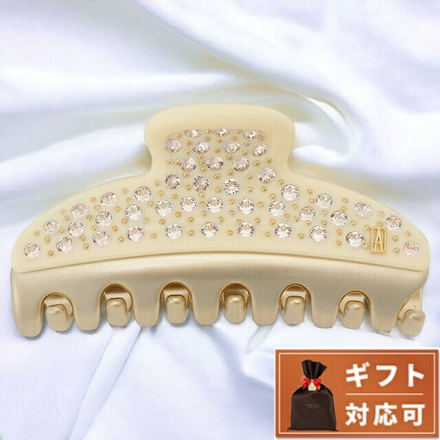 ALEXANDRE DE PARIS アレクサンドル ドゥ パリ ヘアクリップ ICCM-15571-04 I1 ヴァンドーム M クリップ スワロフスキー クリスタル アイボリー ハイブランド 誕生日プレゼント ギフト 高級 ヘアアクセサリー 髪留め まとめ髪 レディース PINCE VENDOME M AHAL00024L