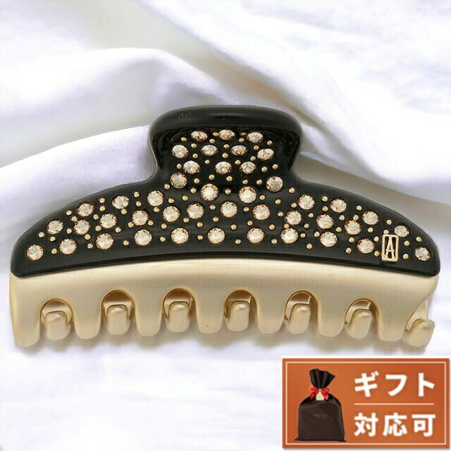 ALEXANDRE DE PARIS アレクサンドル ドゥ パリ ヘアクリップ ICCM-15571-04 N3 ヴァンドーム M クリップ スワロフスキー クリスタル ブラック ハイブランド 誕生日プレゼント ギフト 高級 ヘアアクセサリー 髪留め まとめ髪 レディース VENDOME ECLAT MEDIUM CLIP AHAL00025L