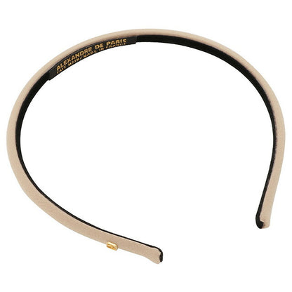 アレクサンドル ドゥ パリ ALEXANDRE DE PARIS THB 20147 06 S 1850 17 サテン カチューシャ ベージュ ヘアアクセサリー AHAL00032L
