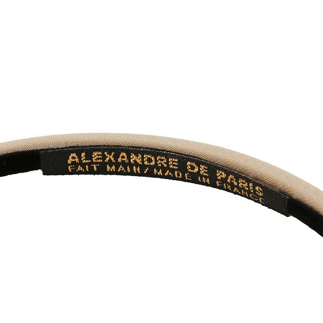 アレクサンドル ドゥ パリ ALEXANDRE DE PARIS THB 20147 06 S 1850 17 サテン カチューシャ ベージュ ヘアアクセサリー AHAL00032L