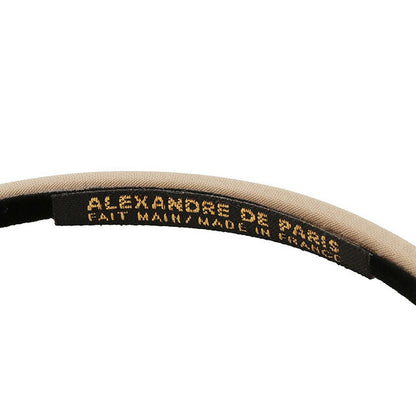 アレクサンドル ドゥ パリ ALEXANDRE DE PARIS THB 20147 06 S 1850 17 サテン カチューシャ ベージュ ヘアアクセサリー AHAL00032L