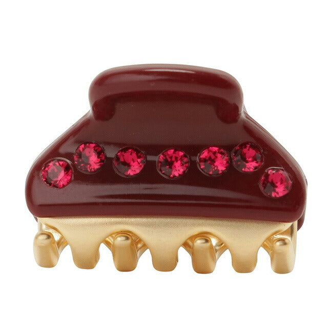 アレクサンドル ドゥ パリ ALEXANDRE DE PARIS ICCXS 14338 03 B2 ヴァンドーム XSクリップ クリスタル ヘアクリップ ボルドー AHAL00056L