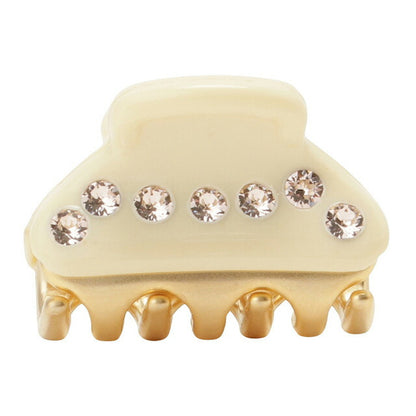 アレクサンドル ドゥ パリ ALEXANDRE DE PARIS ICCXS 14338 03 I1 ヴァンドーム XSクリップ クリスタル ヘアクリップ アイボリー AHAL00058L