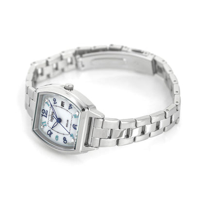 セイコー レディース 腕時計 トノー ソーラー AHJD414 SEIKO ALBA アルバ アンジェーヌ ホワイト 記念品 プレゼント ギフト AHJD414