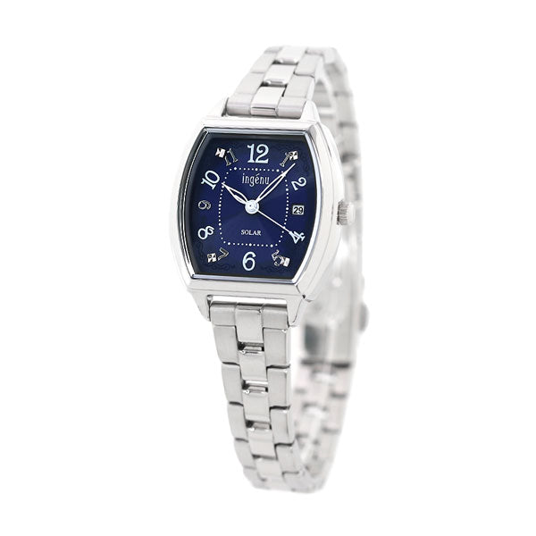 セイコー レディース 腕時計 トノー ソーラー AHJD415 SEIKO ALBA アルバ アンジェーヌ ネイビー 記念品 プレゼント ギフト AHJD415