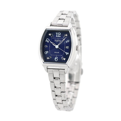 セイコー レディース 腕時計 トノー ソーラー AHJD415 SEIKO ALBA アルバ アンジェーヌ ネイビー 記念品 プレゼント ギフト AHJD415