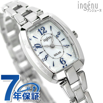 セイコー アルバ アンジェーヌ トノー ソーラー 蝶 花 レディース 腕時計 ブランド AHJD424 SEIKO ホワイト AHJD424
