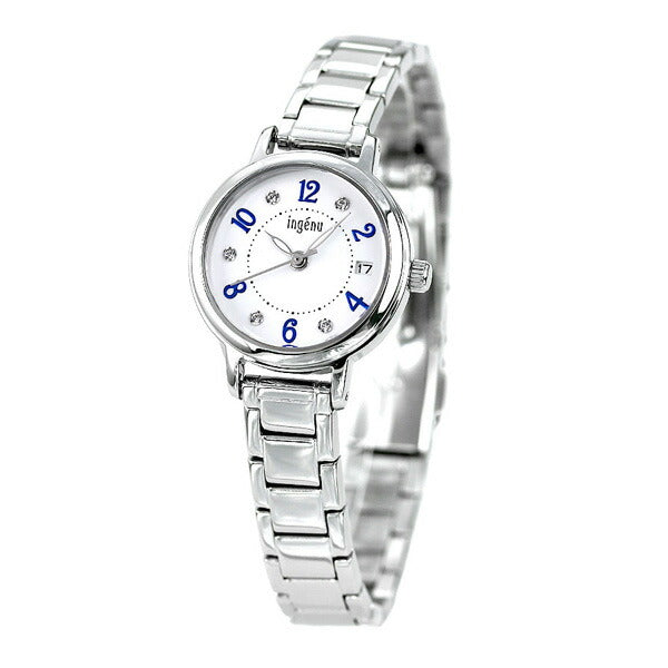 セイコー レディース 腕時計 カレンダー AHJK444 SEIKO ALBA アルバ アンジェーヌ ホワイト AHJK444