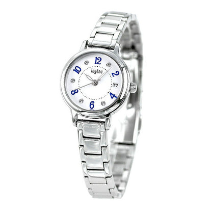 セイコー レディース 腕時計 カレンダー AHJK444 SEIKO ALBA アルバ アンジェーヌ ホワイト AHJK444