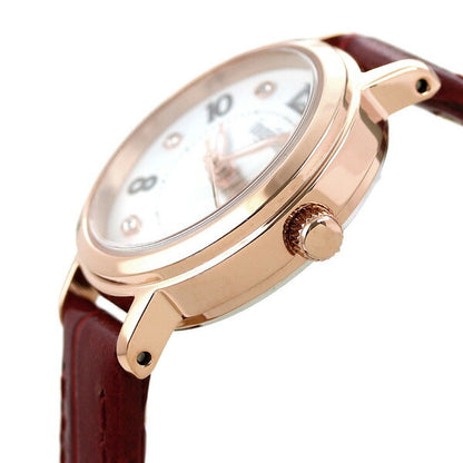 セイコー レディース 腕時計 ブランド カレンダー AHJK446 SEIKO アルバ アンジェーヌ ホワイト ワインレッド 赤 AHJK446