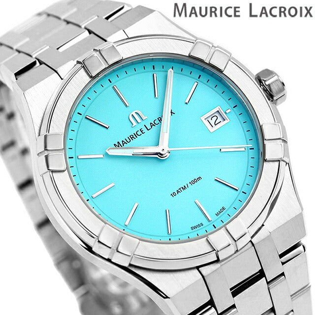 モーリスラクロア アイコン クオーツ カラーズエディション 40mm クォーツ 電池式 腕時計 ブランド メンズ MAURICE LACROIX AI1108-SS002-431-1 アナログ AI1108-SS002-431-1