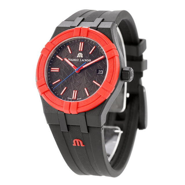 モーリスラクロア アイコンタイド マヒンドラレーシング 40mm クォーツ 電池式 腕時計 ブランド メンズ 替えベルト MAURICE LACROIX AI2008-04000-400-J AI2008-04000-400-J