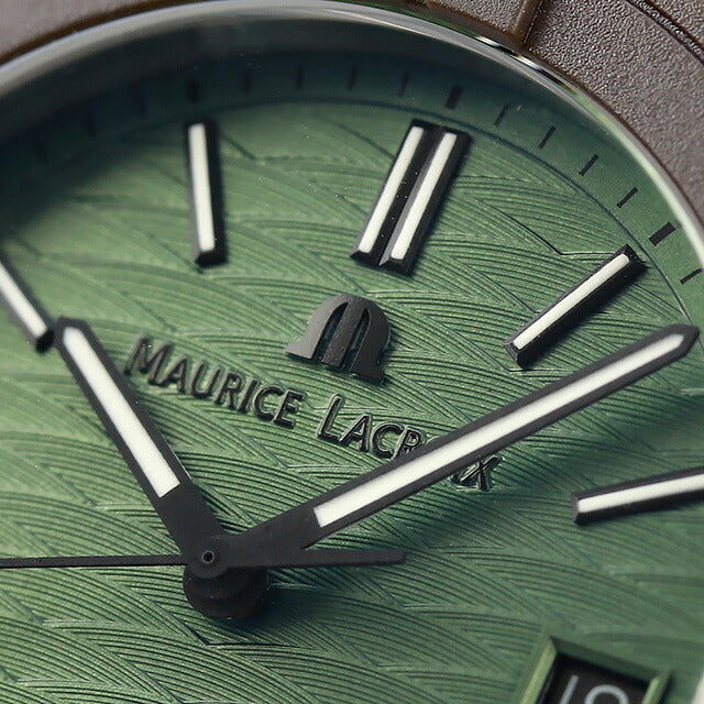 Mauris La Cloa图标潮汐40mm Quartz观看品牌男士Maurice Lacroix AI2008-D33DZ -000-0-0模拟伪装