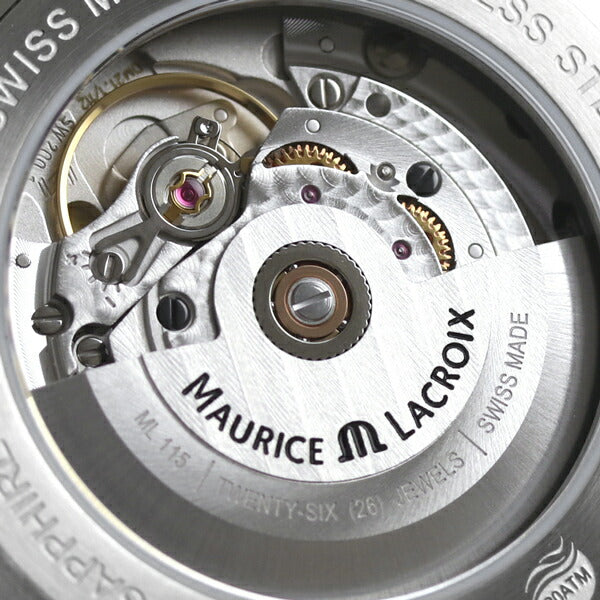 Mauris Lacroa图标自动42mm瑞士自动机械男士手表AI6008-SS002-230-1 Maurice Lacroix Gray