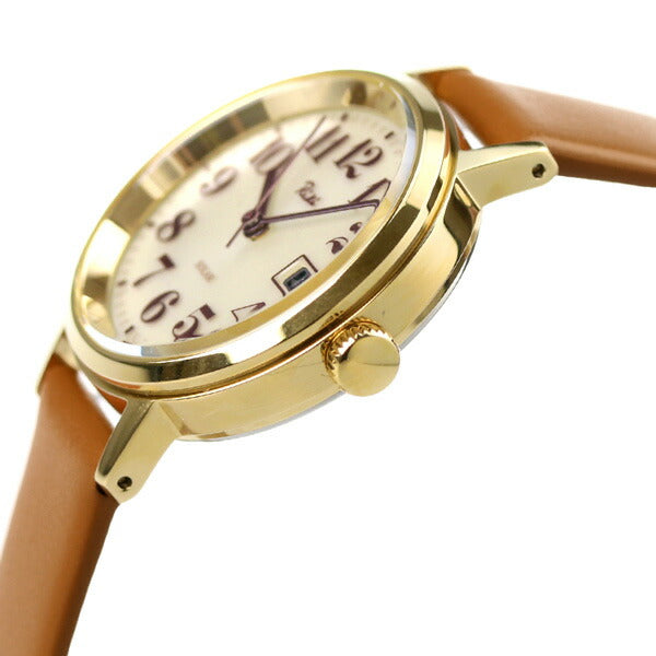 セイコー アルバ リキ 腕時計 ブランド スタンダード ソーラー レディース AKQD402 SEIKO シルバー ブラウン AKQD402