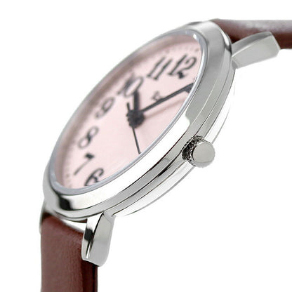 セイコー アルバ リキ クオーツ 腕時計 ブランド レディース SEIKO ALBA Riki AKQK409 アナログ ピンク ブラウン 記念品 プレゼント ギフト AKQK409
