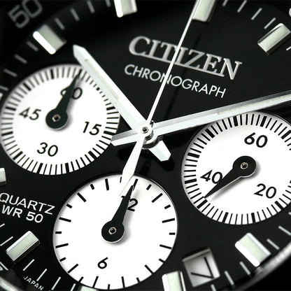 シチズン コレクション レコードレーベル ツノクロノ クオーツ 腕時計 ブランド メンズ レディース クロノグラフ CITIZEN AN3660-81E AN3660-81E