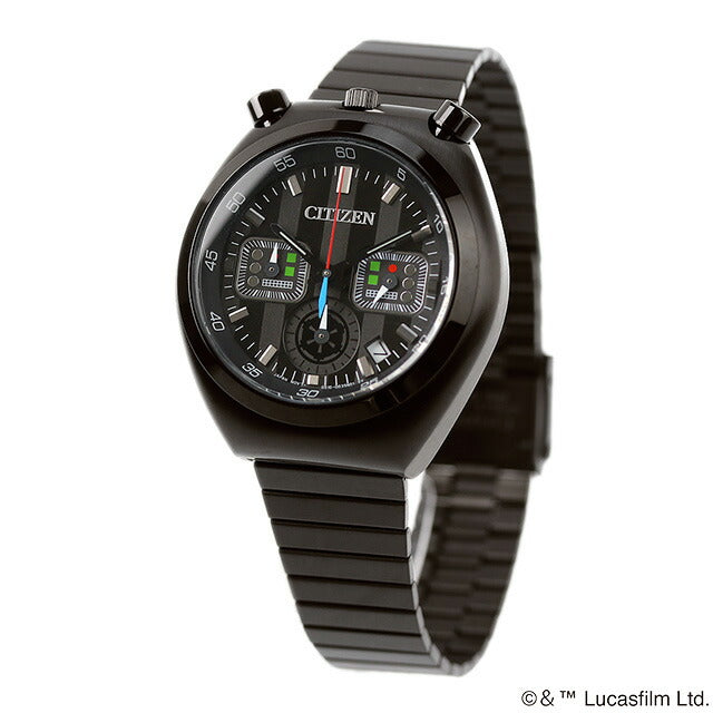 Citizen Collection唱片标签Tsuno Chrono Star Wars Darth Vader Limited Model Watch Brand AN3669-52E公民男士