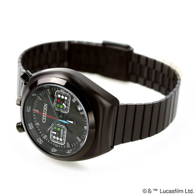 Citizen Collection唱片标签Tsuno Chrono Star Wars Darth Vader Limited Model Watch Brand AN3669-52E公民男士