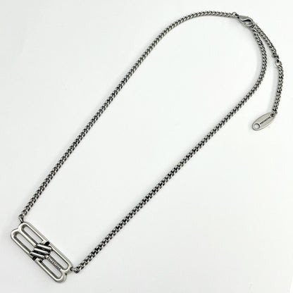 バレンシアガ BALENCIAGA 696223 TZ99I 0911 BBアイコン ネックレス ペンダント アンティークシルバー レディース メンズ ユニセックス アクセサリー ANBC00011L