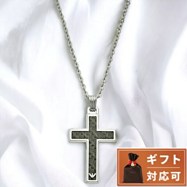 エンポリオ アルマーニ EMPORIO ARMANI EA EGS1705040 イーグルロゴ クロス リバーシブル ネックレス ペンダント アクセサリー ANEA00182M
