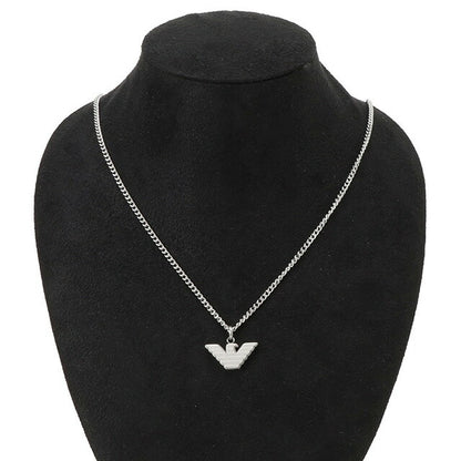 エンポリオアルマーニ EMPORIO ARMANI EGS2916040 イーグルロゴ ネックレス ペンダント シルバー メンズ アクセサリー ANEA00227M