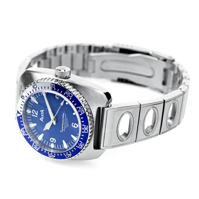 Alsta Clock Notes Cuff Japan Blue Edition Japan Limited Model Automatic Men&