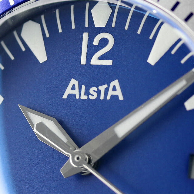 Alsta Clock Notes Cuff Japan Blue Edition Japan Limited Model Automatic Men&