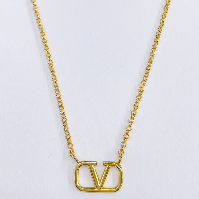 ヴァレンティノ VALENTINO 5W2J0Q37 MET CS4 Vロゴ シグネチャー メタル ネックレス ゴールド レディース アクセサリー VLOGO SIGNATURE NECKLACE ANVA00027L
