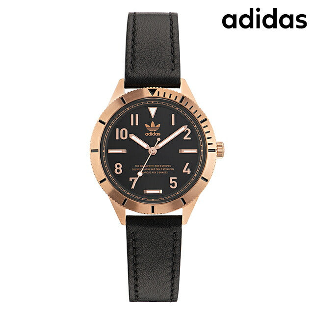 アディダス オリジナルファッションエディション スリー スモール クォーツ 電池式 腕時計 ブランド レディース adidas AOFH22507 アナログ ブラック 黒 AOFH22507