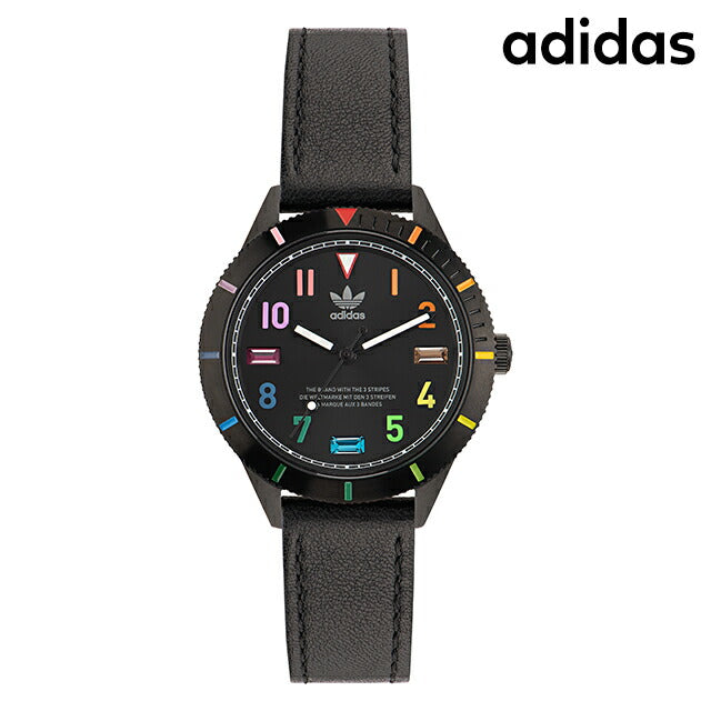 アディダス オリジナルファッションエディション スリー スモール クォーツ 電池式 腕時計 ブランド レディース adidas AOFH22573 アナログ ブラック 黒 AOFH22573