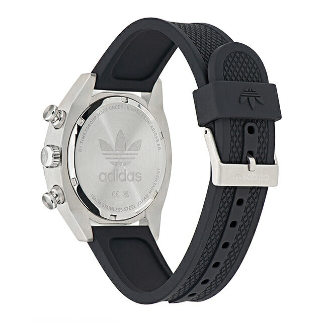 アディダス Edition Two Chrono クォーツ 電池式 腕時計 ブランド メンズ クロノグラフ adidas AOFH23003 多針アナログ ブラック 黒 AOFH23003
