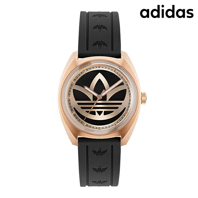 アディダス Edition One クォーツ 電池式 腕時計 ブランド メンズ レディース adidas AOFH23013 アナログ ゴールド ブラック 黒 AOFH23013