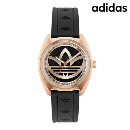 アディダス Edition One クォーツ 電池式 腕時計 ブランド メンズ レディース adidas AOFH23013 アナログ ゴールド ブラック 黒 AOFH23013