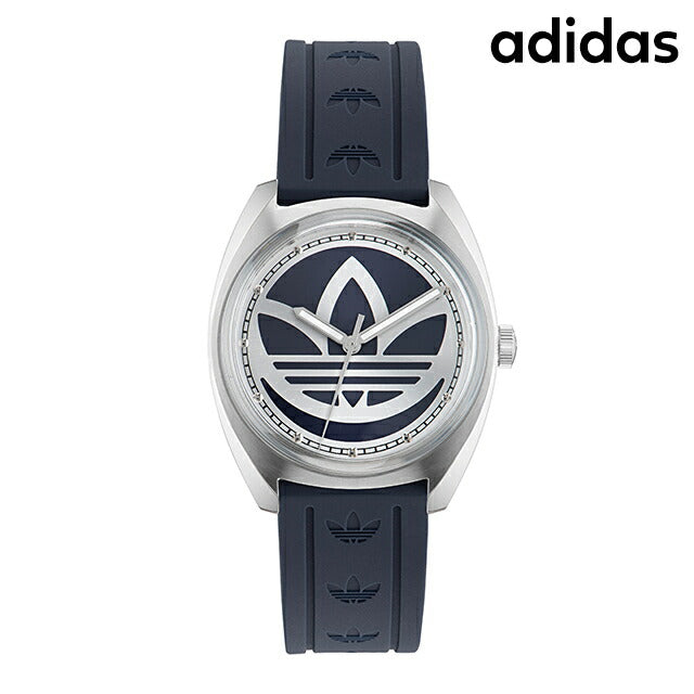 アディダス Edition One クォーツ 電池式 腕時計 ブランド メンズ レディース adidas AOFH23014 アナログ シルバー ネイビー AOFH23014
