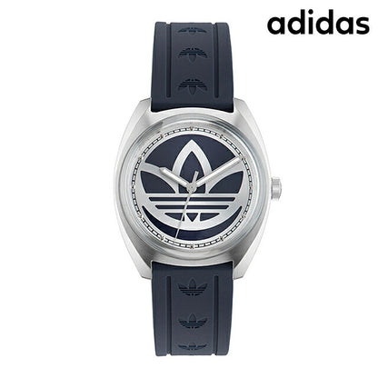 アディダス Edition One クォーツ 電池式 腕時計 ブランド メンズ レディース adidas AOFH23014 アナログ シルバー ネイビー AOFH23014
