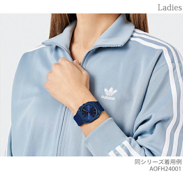 adidas City Tech Thin Quartz观看品牌男士阿迪达斯AOFH24001模拟海军