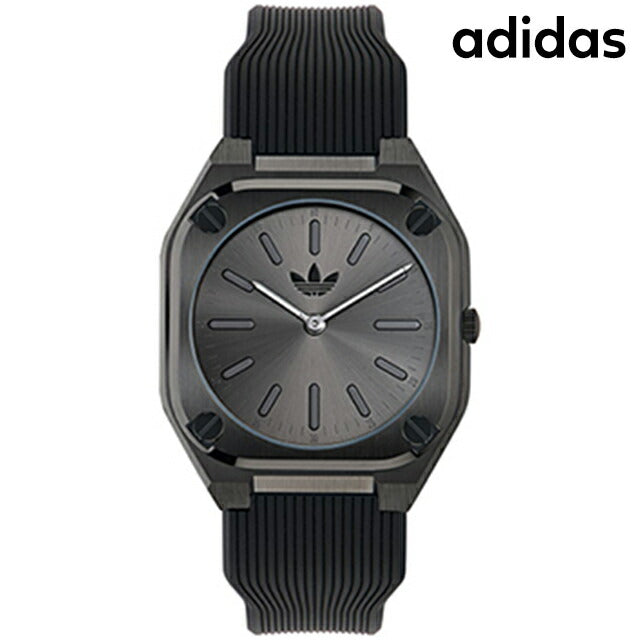 アディダス CITY TECH THIN クォーツ 電池式 腕時計 ブランド メンズ レディース adidas AOFH24503 アナログ ブラック 黒 AOFH24503