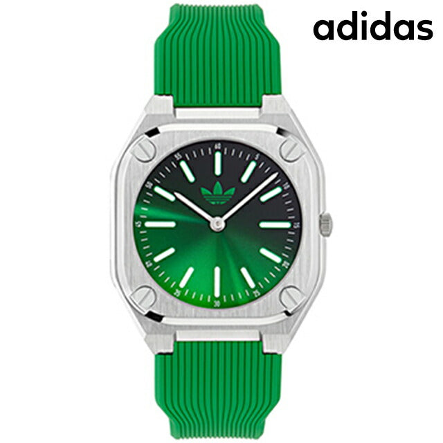アディダス CITY TECH THIN クォーツ 電池式 腕時計 ブランド メンズ レディース adidas AOFH24505 アナログ グリーン AOFH24505
