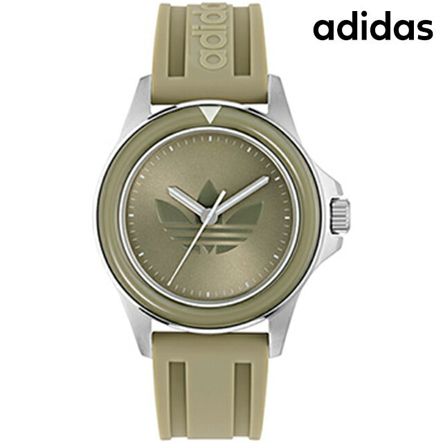 アディダス EXPRESSION ONE クォーツ 電池式 腕時計 ブランド メンズ レディース adidas AOFH24509 アナログ カーキグリーン AOFH24509