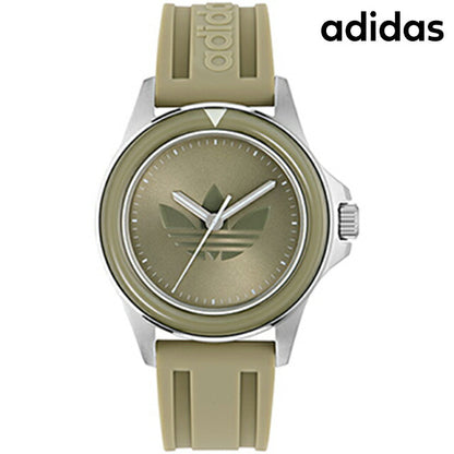 アディダス EXPRESSION ONE クォーツ 電池式 腕時計 ブランド メンズ レディース adidas AOFH24509 アナログ カーキグリーン AOFH24509