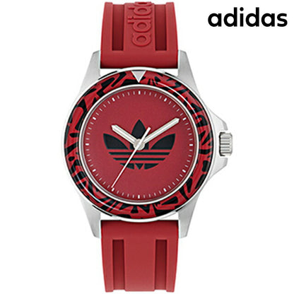 アディダス EXPRESSION ONE クォーツ 電池式 腕時計 ブランド メンズ レディース adidas AOFH24513 アナログ レッド 赤 AOFH24513