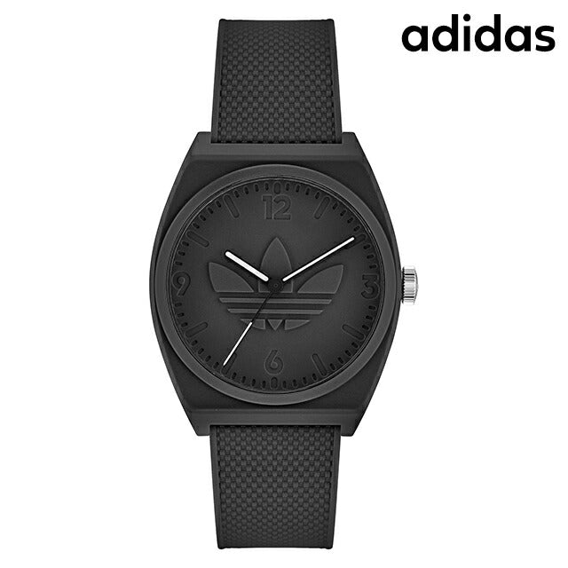 アディダス PROJECT TWO クォーツ 電池式 腕時計 ブランド メンズ レディース adidas AOST22034 アナログ オールブラック 黒 AOST22034