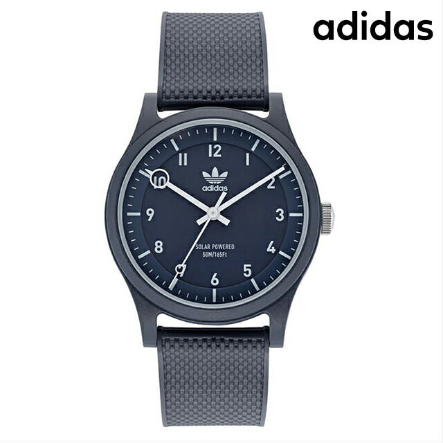 アディダス PROJECT ONE ソーラー 腕時計 ブランド メンズ レディース adidas AOST22043 アナログ ネイビー AOST22043