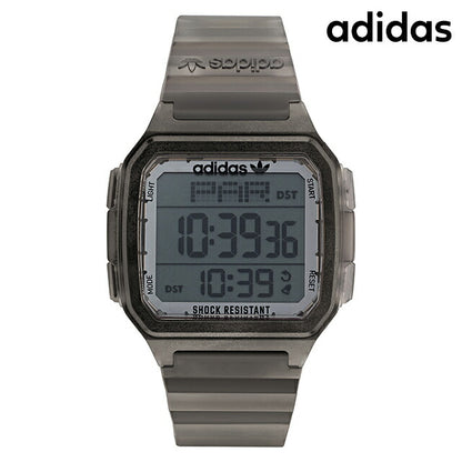 アディダス DIGITAL ONE GMT クォーツ 電池式 腕時計 ブランド メンズ レディース adidas AOST22050 デジタル ブラック 黒 AOST22050